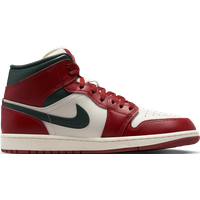 Jordan Aj1 Mid Herren Sneaker - Weiß - Größe 42.5 - Leder, Synthetik von Jordan