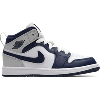 Jordan Aj1 Mid Kinder Sneaker - Weiß - Größe 31 - Leder von Jordan