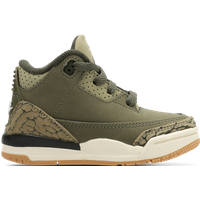 Jordan Aj3 Retro Baby Sneaker - Olivgrün - Größe 23.5 - Leder von Jordan