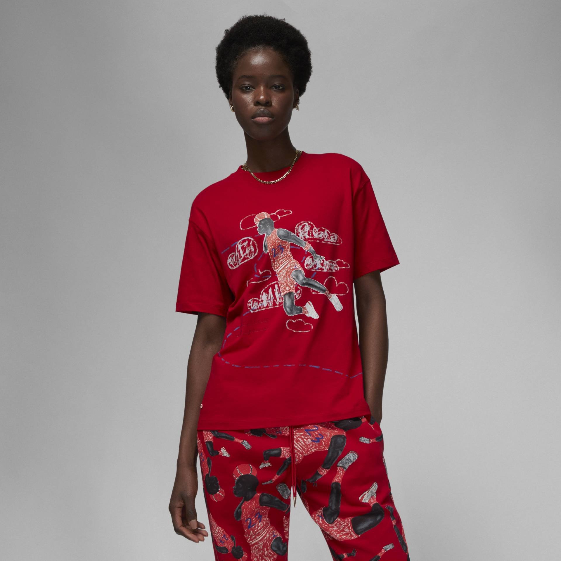 Jordan Artist Series by Parker Duncan Damen-T-Shirt - Rot von Jordan