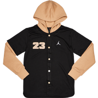 Jordan Baseball Kleinkind Kapuzenpullover - Schwarz - Größe 128 - 137 CM - Baumwoll-Fleece von Jordan