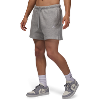 Jordan Brooklyn Damen Kurze Hosen - Grau - Größe L - Baumwoll-Jersey von Jordan