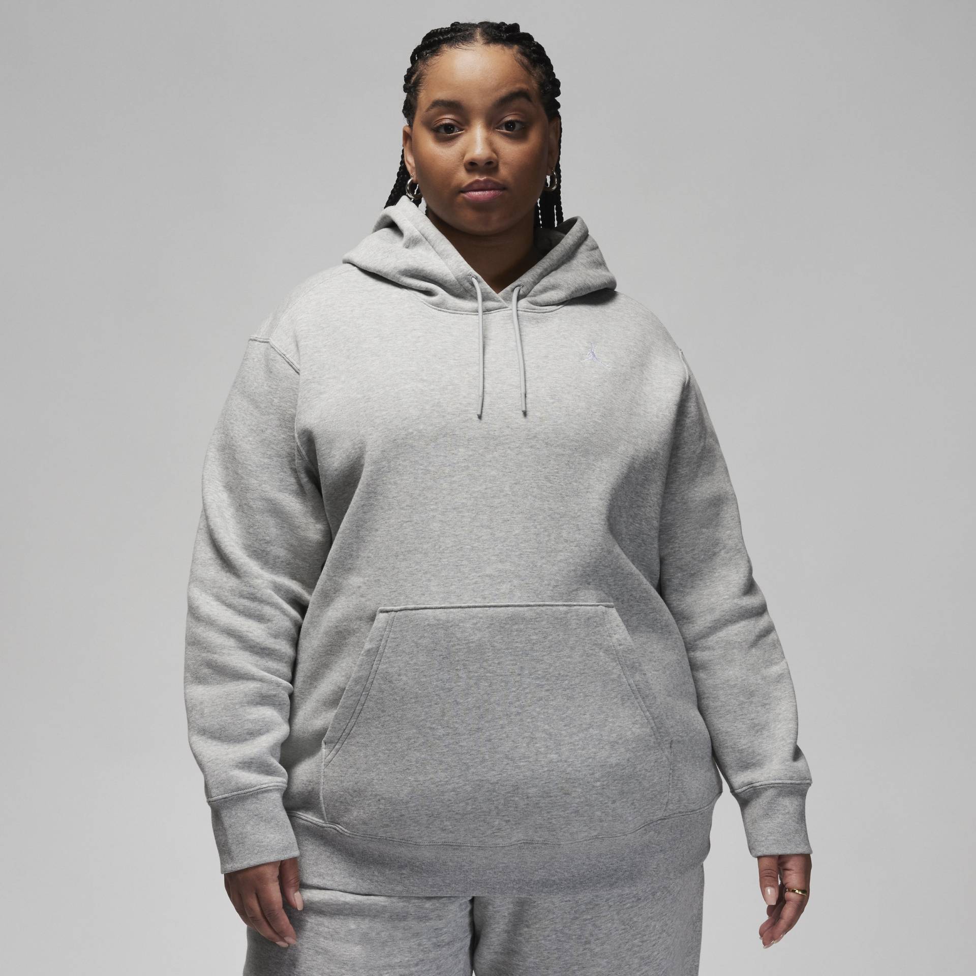 Jordan Brooklyn Fleece Damen-Hoodie - Grau von Jordan