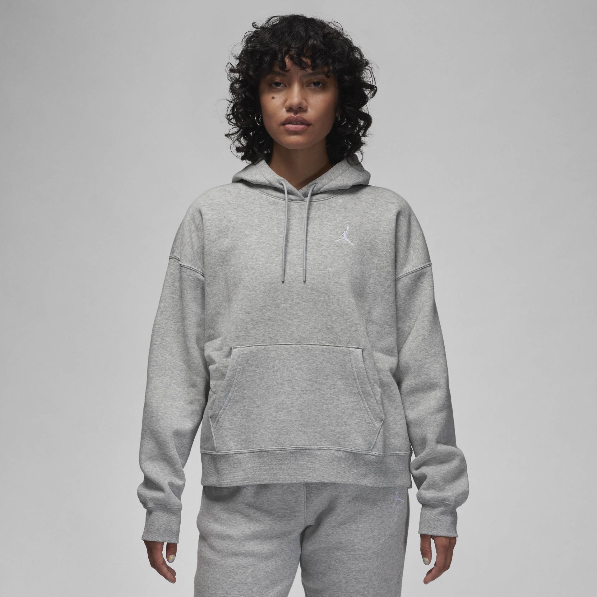 Jordan Brooklyn Fleece Damen-Hoodie - Grau von Jordan