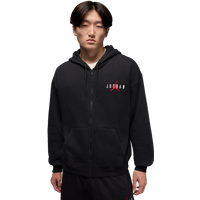 Jordan Brooklyn Herren Kapuzenpullover - Schwarz - Größe S - Baumwoll-Fleece von Jordan