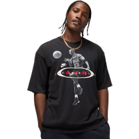 Jordan Brooklyn Herren T-Shirts - Schwarz - Größe S - Baumwoll-Jersey von Jordan