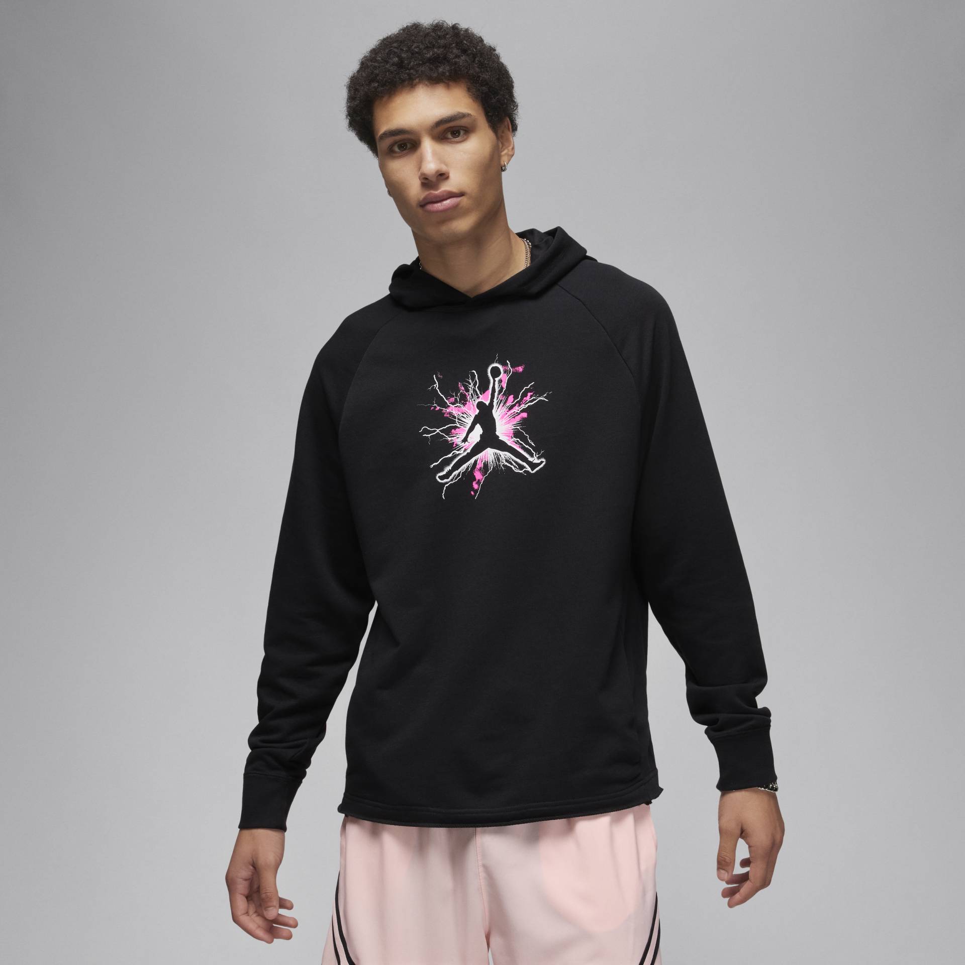 Jordan Dri-FIT Sport Fleece-Hoodie mit Grafik für Herren - Schwarz von Jordan