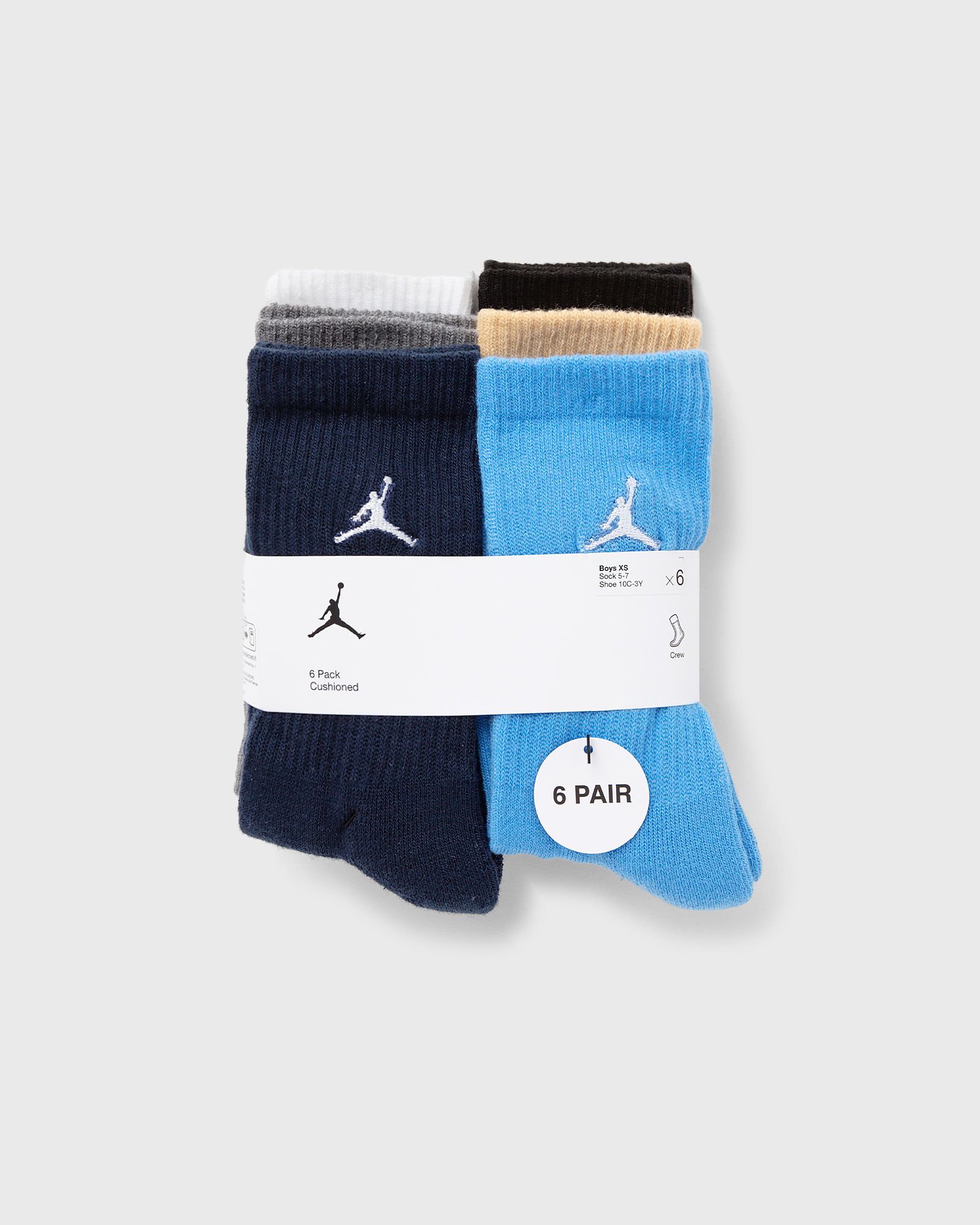 Jordan JHN EVERYDAY ESSENTIALS 6PK CR  Socks multi in Größe:5-7 von Jordan