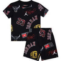 Jordan Essentials Aop Baby Trainingsanzüge - Schwarz - Größe 74 - 80 CM - Baumwoll-Jersey von Jordan