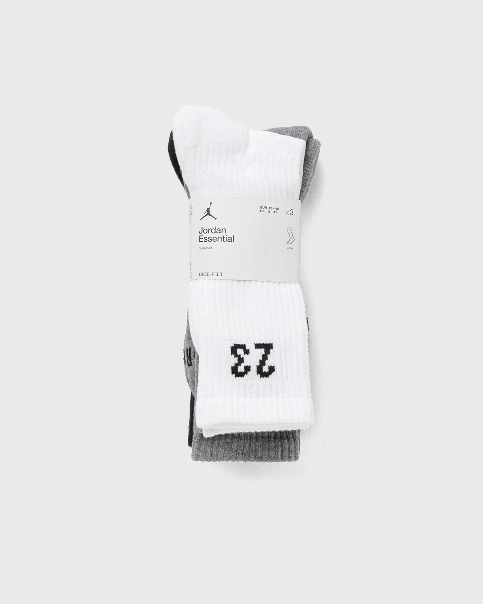 Jordan Essentials Crew Socks (3 Pairs) men Socks multi in Größe:M von Jordan