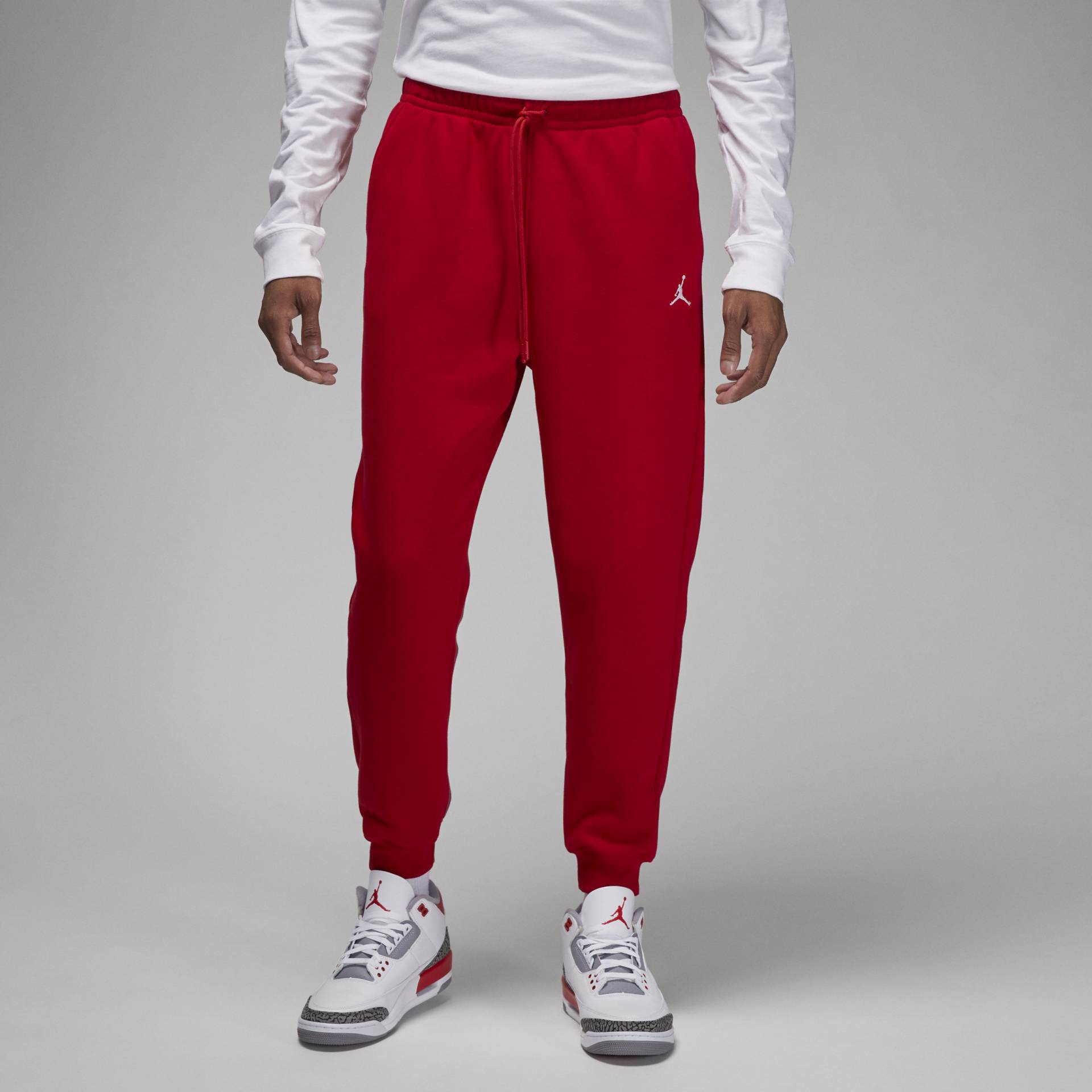 Jordan Brooklyn Fleece-Trainingshose für Herren - Rot von Jordan