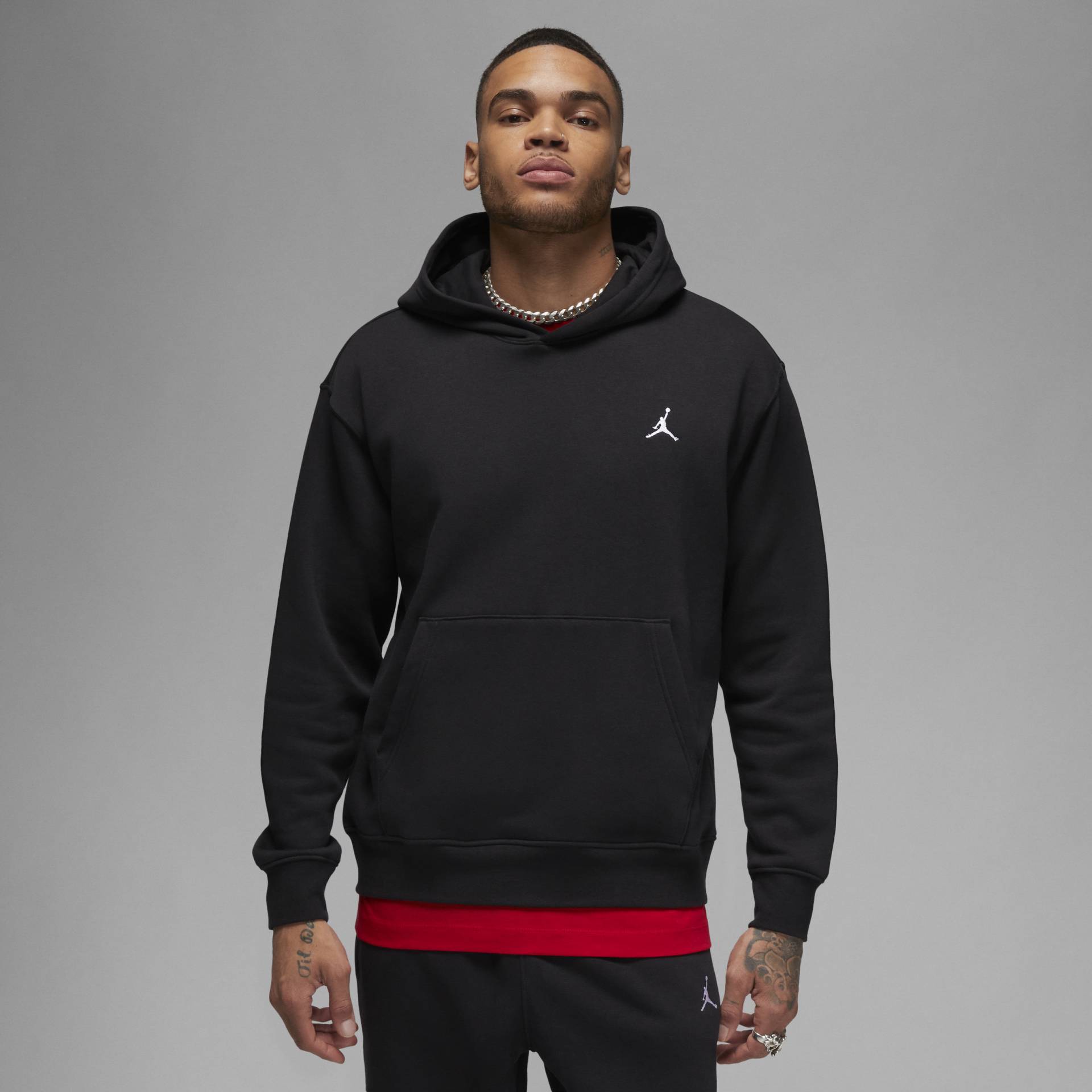 Jordan Brooklyn Fleece-Hoodie mit Print für Herren - Schwarz von Jordan