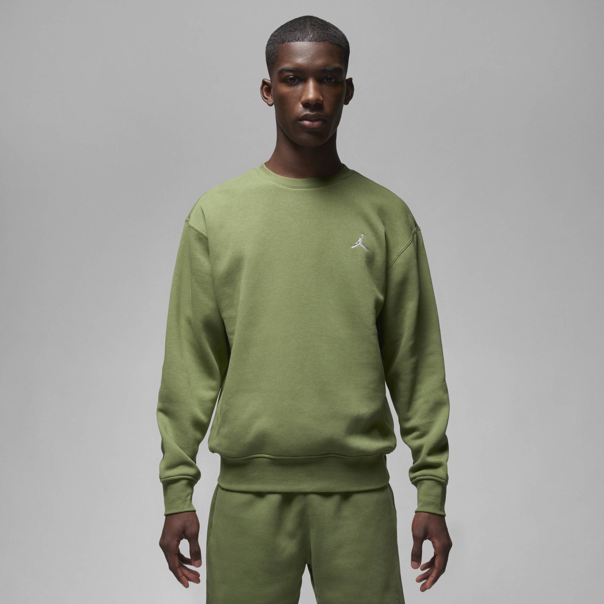 Jordan Brooklyn Fleece Rundhals-Sweatshirt für Herren - Grün von Jordan