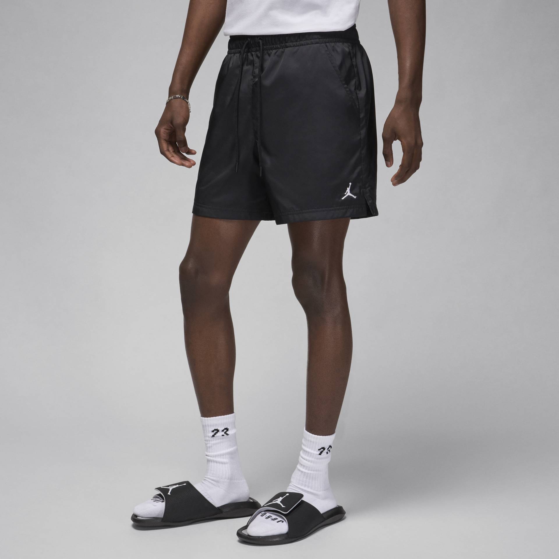 Jordan Essentials Poolside-Shorts für Herren (ca. 12,5 cm) - Schwarz von Jordan