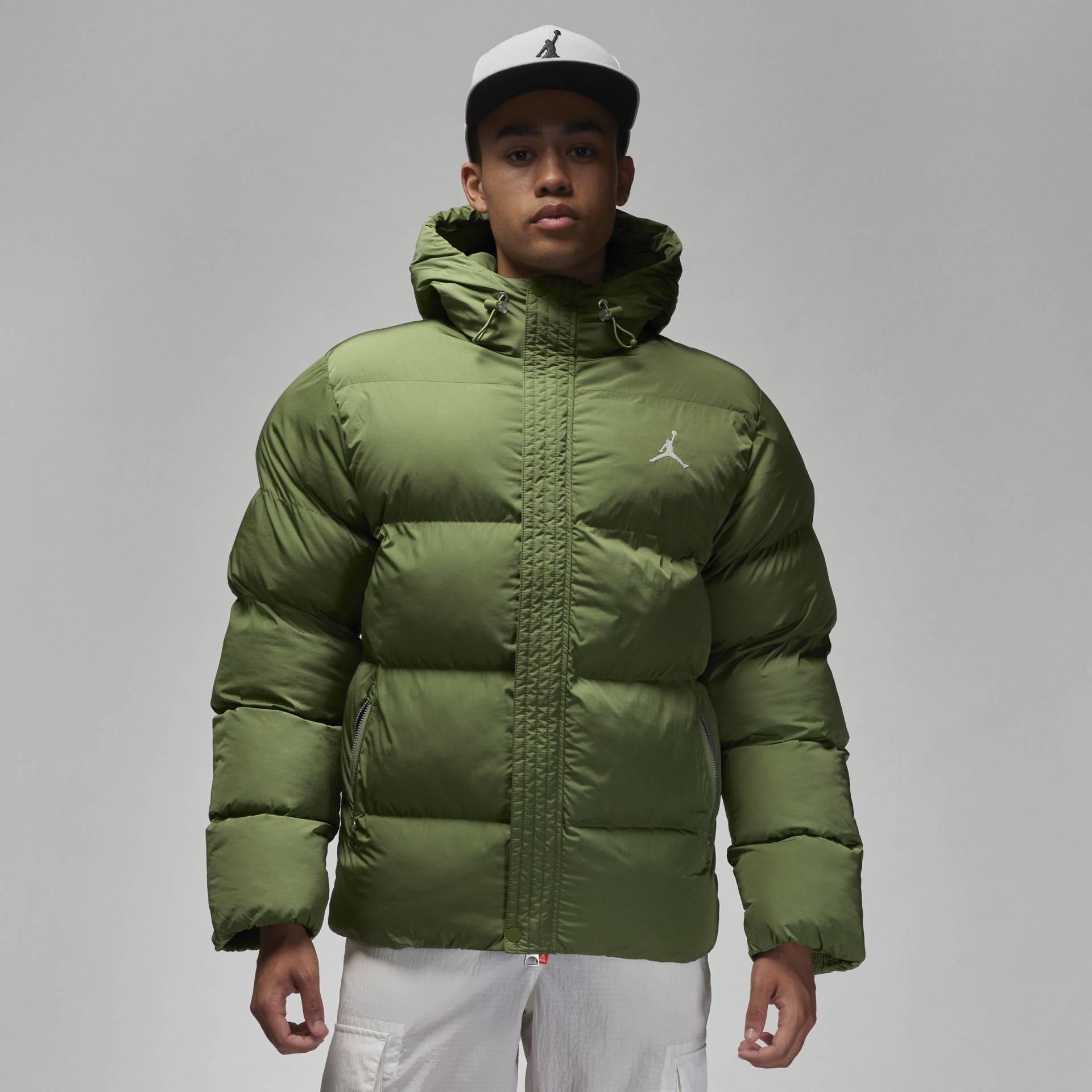 Jordan Essentials Puffer-Jacke für Herren - Grün von Jordan