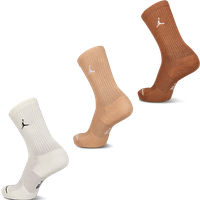 Jordan Everyday Cushioned Ankle 3 Pack Unisex Socken - Braun - Größe 43 - 46 - Baumwolle von Jordan
