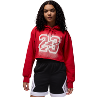 Jordan Flight Damen Kapuzenpullover - Rot - Größe XL - Baumwoll-Jersey von Jordan