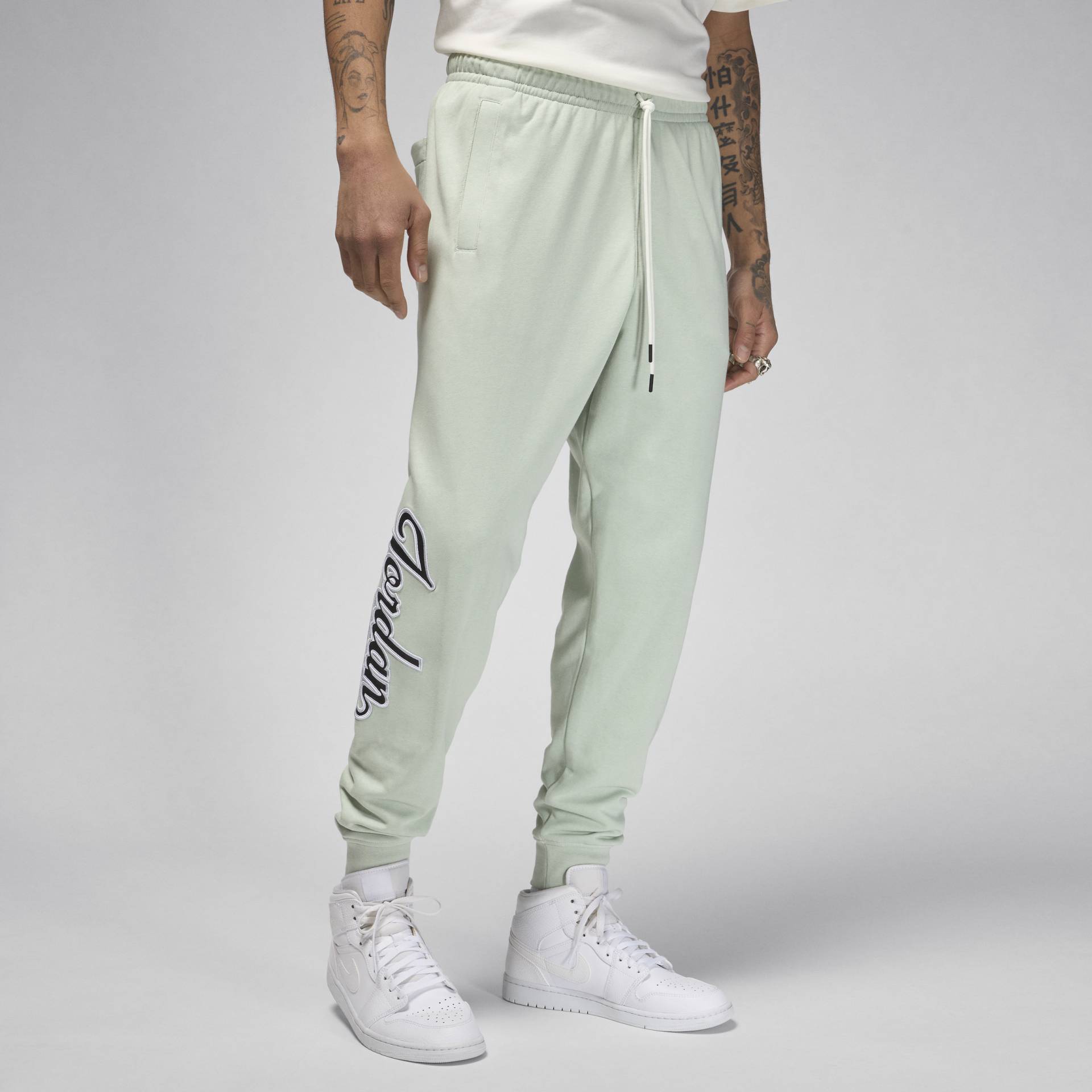 Jordan Flight MVP leichte Fleece-Hose für Herren - Grün von Jordan