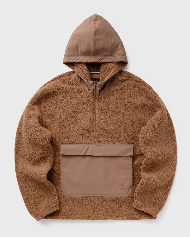 Jordan Flight Sherpa Top men Half-Zips|Hoodies brown in Größe:L von Jordan