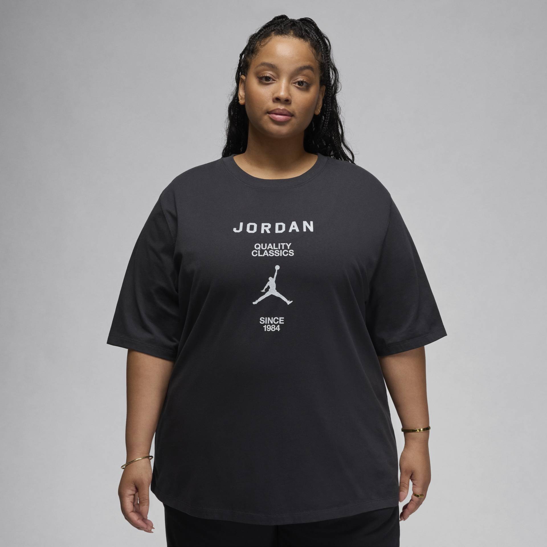 Jordan Girlfriend-T-Shirt für Damen - Schwarz von Jordan