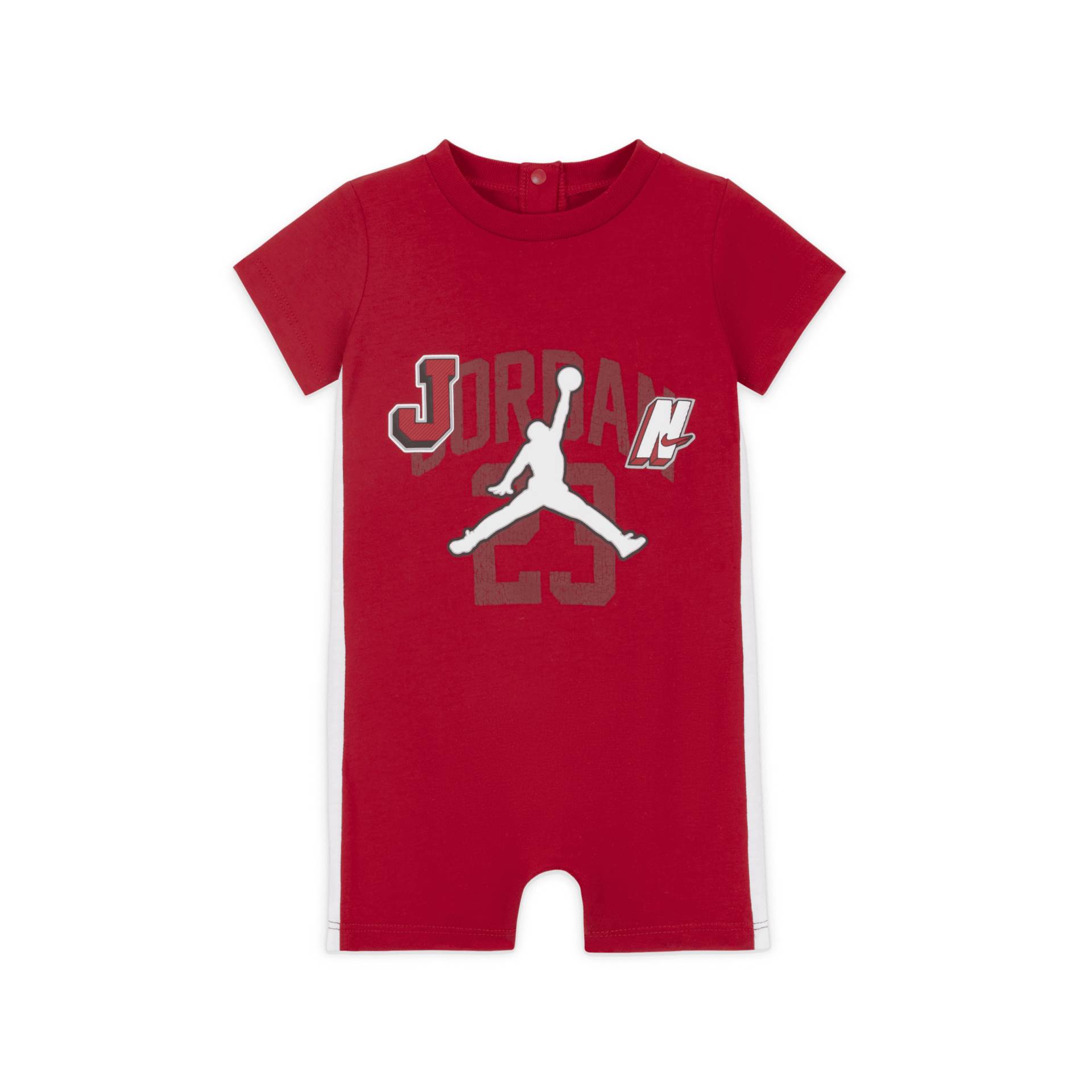 Jordan Gym 23 Knit Romper Romper für Babys (3–6 M) - Rot von Jordan