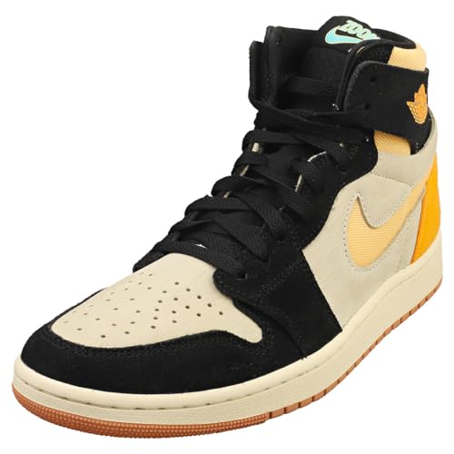 Jordan Herren Air 1 Zoom CMFT 2 Musselin/Celestial Gold Schwarz (DV1307 100), Musselin/Celestial Gold Schwarz, 43 EU von Jordan