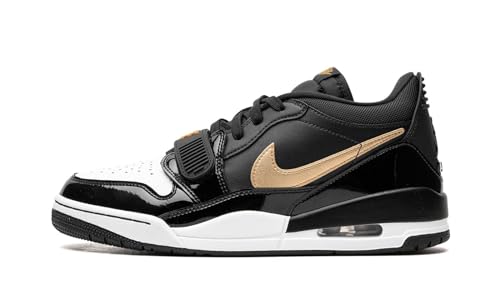 Jordan Herren Legacy 312 Low Black/Metallic Gold-White (CD7069 071), Schwarz/Metallic Goldweiß, 45 EU von Jordan