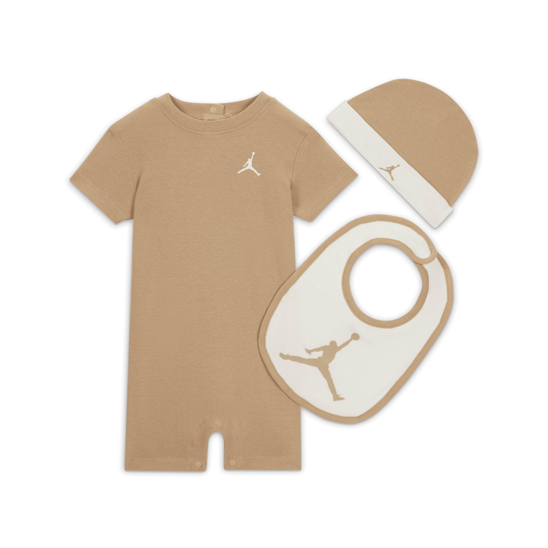 Jordan Jumpman 3-teiliges Strampler-Set für Babys - Braun von Jordan