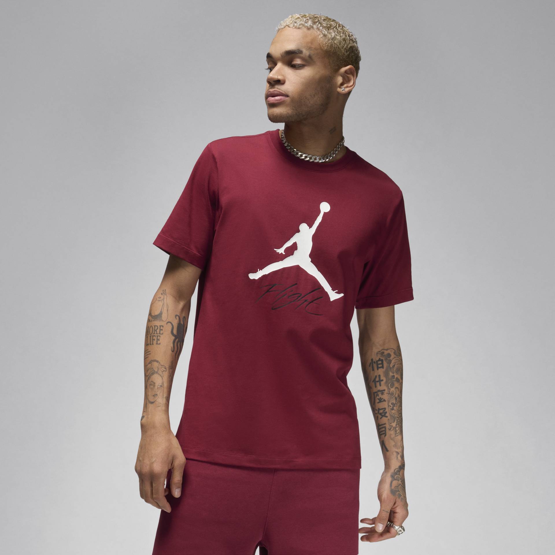 Jordan Jumpman Flight Herren-T-Shirt - Rot von Jordan