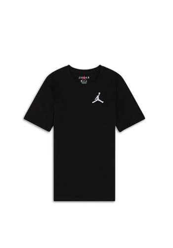 Jordan Jumpman Luftbesticktes T-Shirt für Jungen (große Kinder), Schwarz, M von Jordan