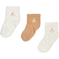 Jordan Kids Ankle No Slip 3 Pack Unisex Socken - Braun - Größe 12 - 24 MONTHS - Baumwolle von Jordan