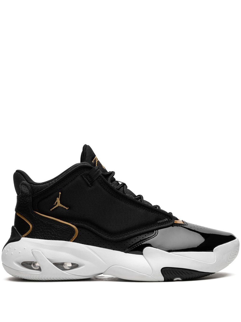 Jordan Max Aura 4 Metallic Gold Sneakers - Schwarz von Jordan