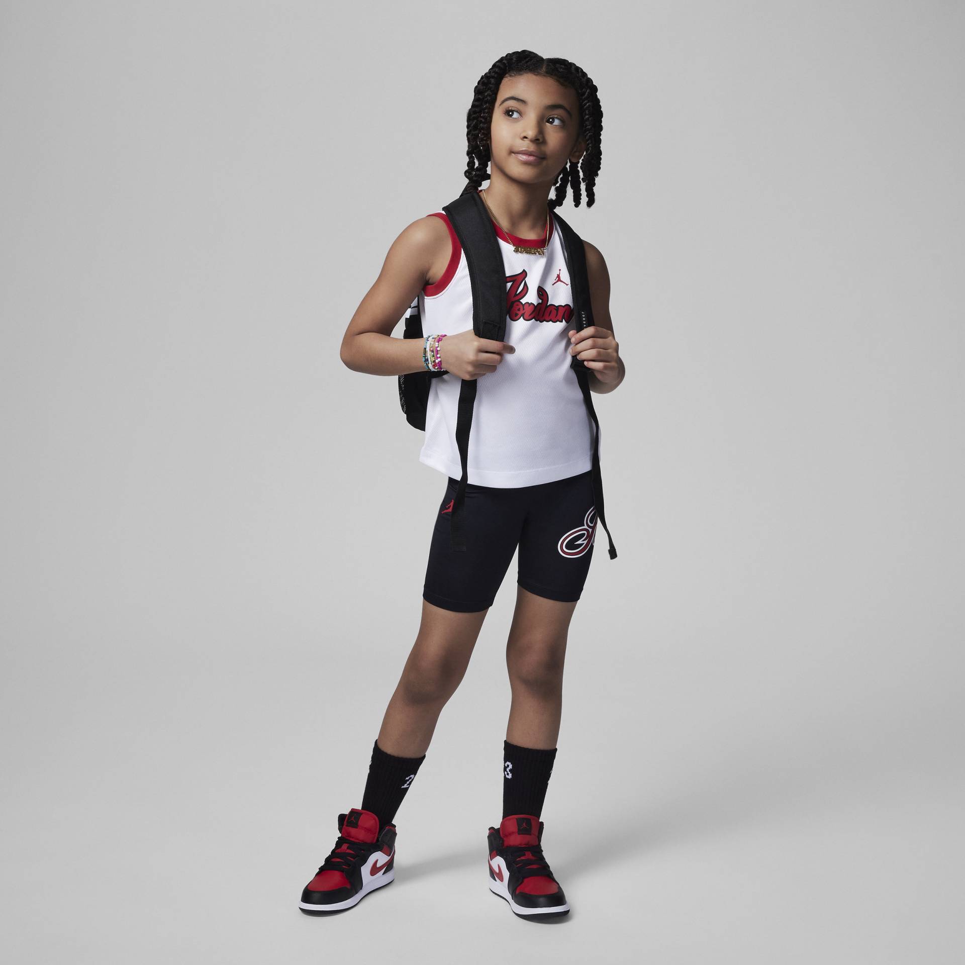 Jordan "Mini Me" Flight Jersey Tank Set 2-teiliges Set für jüngere Kinder - Schwarz von Jordan