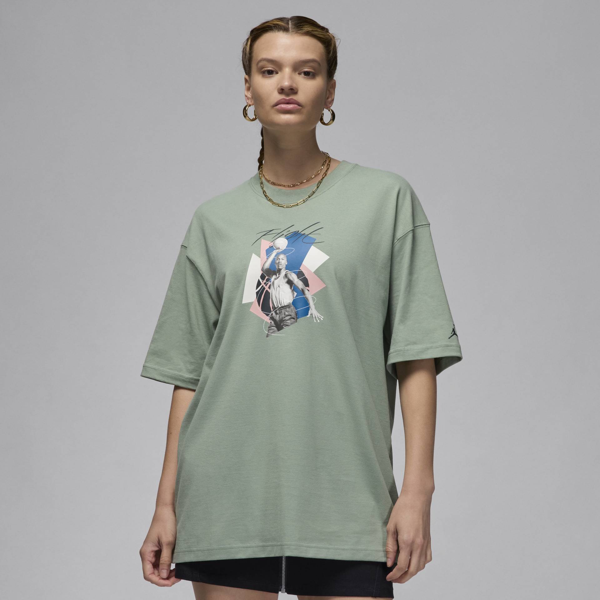 Jordan Oversize-T-Shirt mit Grafik für Damen - Grün von Jordan