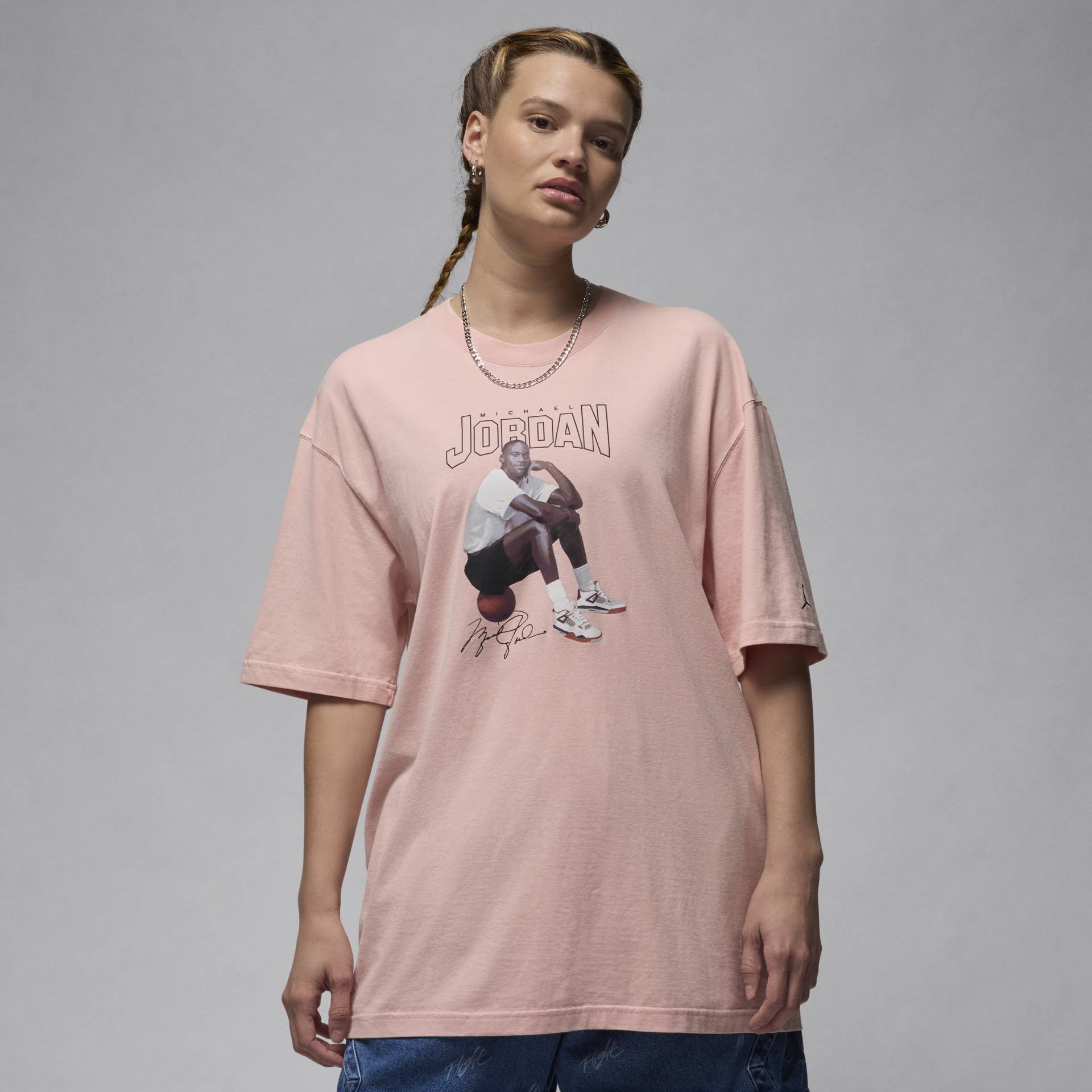 Jordan Oversize-T-Shirt mit Grafik für Damen - Pink von Jordan