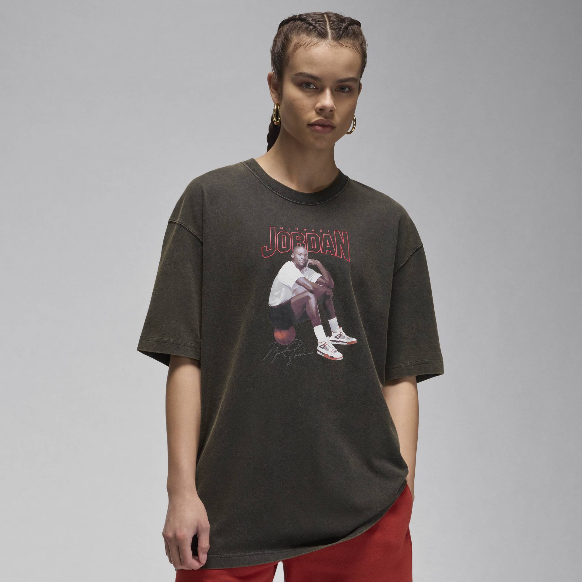 Jordan Oversize-T-Shirt mit Grafik für Damen - Schwarz von Jordan