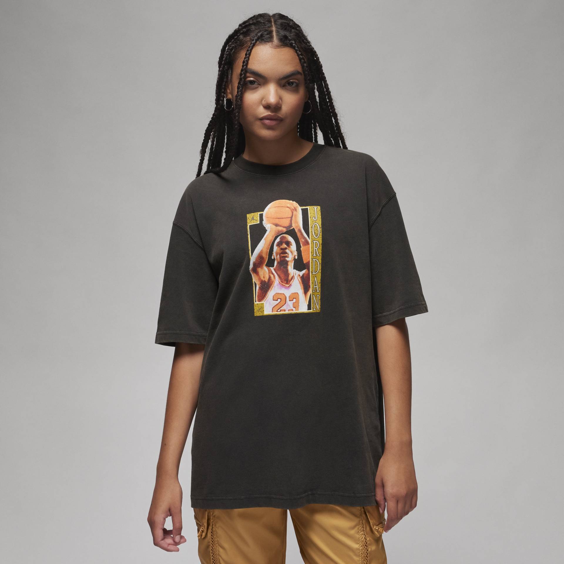 Jordan Oversize-T-Shirt mit Grafik für Damen - Schwarz von Jordan