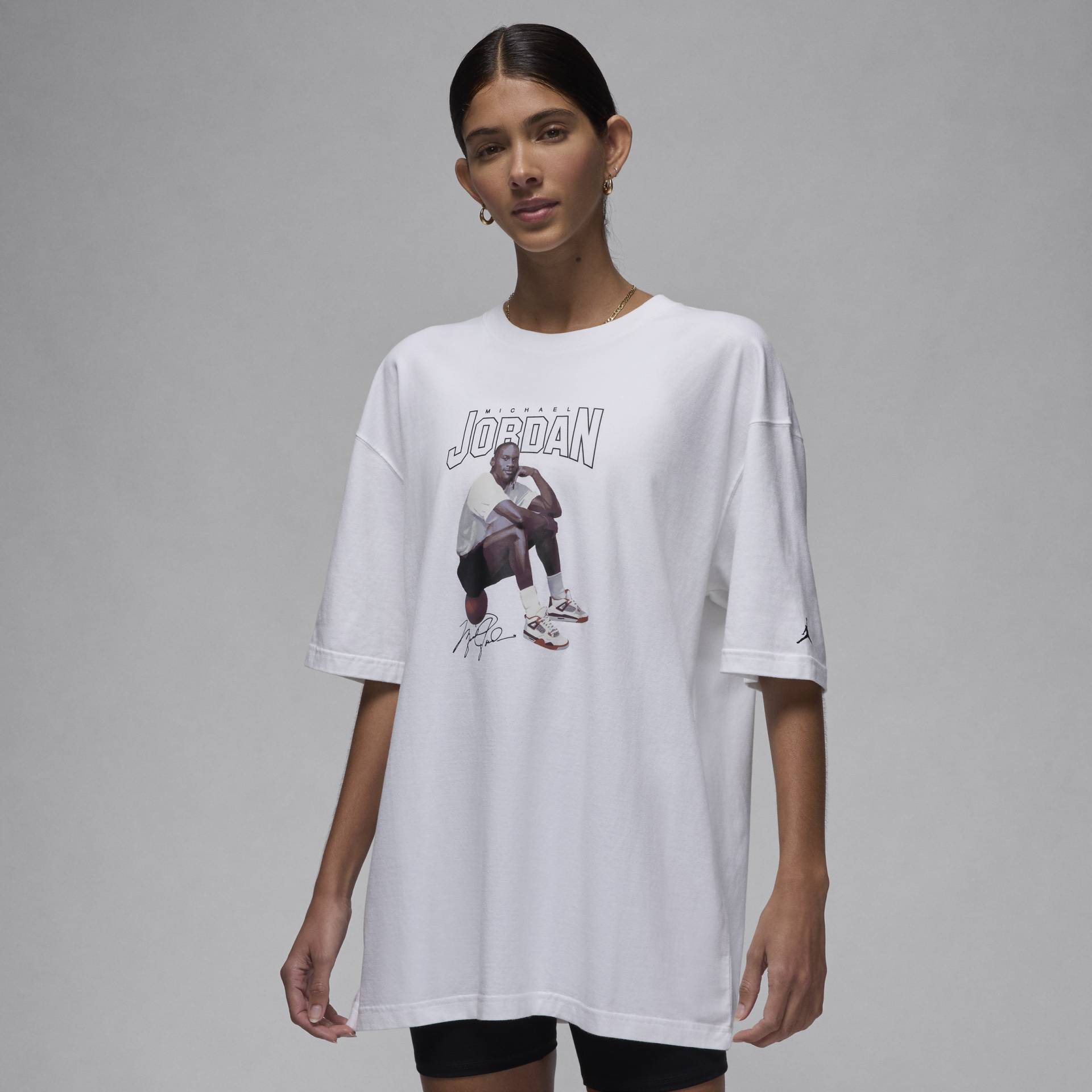 Jordan Oversize-T-Shirt mit Grafik für Damen - Weiß von Jordan