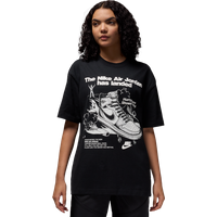 Jordan Oversized Graphic Damen T-Shirts - Schwarz - Größe M - Baumwoll-Jersey von Jordan