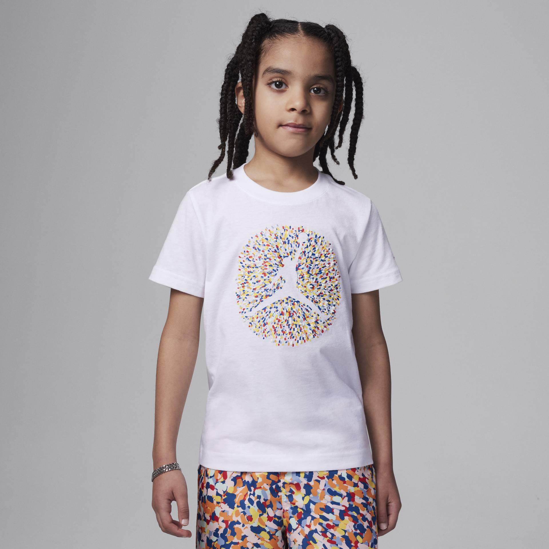 Jordan Poolside Jumpman T-Shirt mit Grafik für jüngere Kinder - Weiß von Jordan