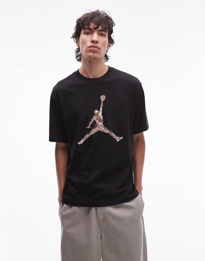 Jordan - Realtree - T-Shirt in Schwarz mit Print von Jordan