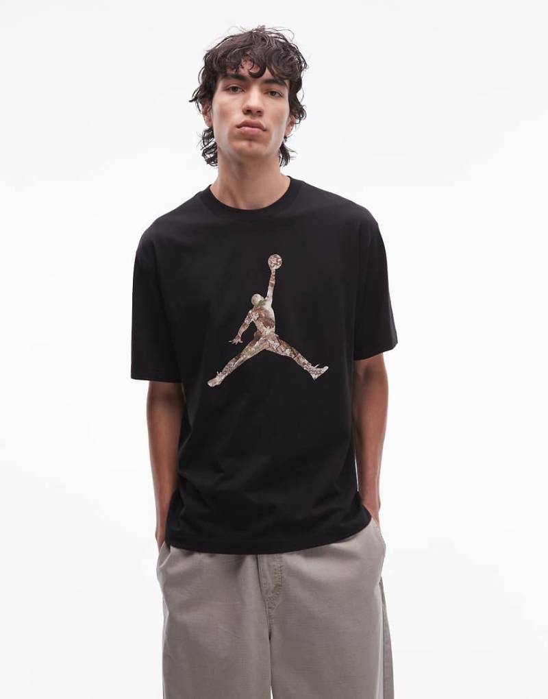 Jordan - Realtree - T-Shirt in Schwarz mit Print von Jordan