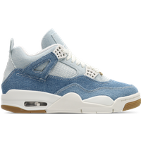Jordan Retro 4 Tex Damen Sneaker - Weiß - Größe 40 - Denim von Jordan