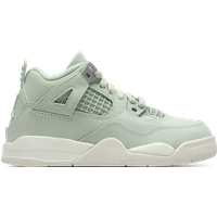 Jordan Retro 4 Kinder Sneaker - Grün - Größe 35 - Leder von Jordan