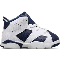 Jordan Retro 6 Baby Sneaker - Weiß - Größe 27 - Leder von Jordan
