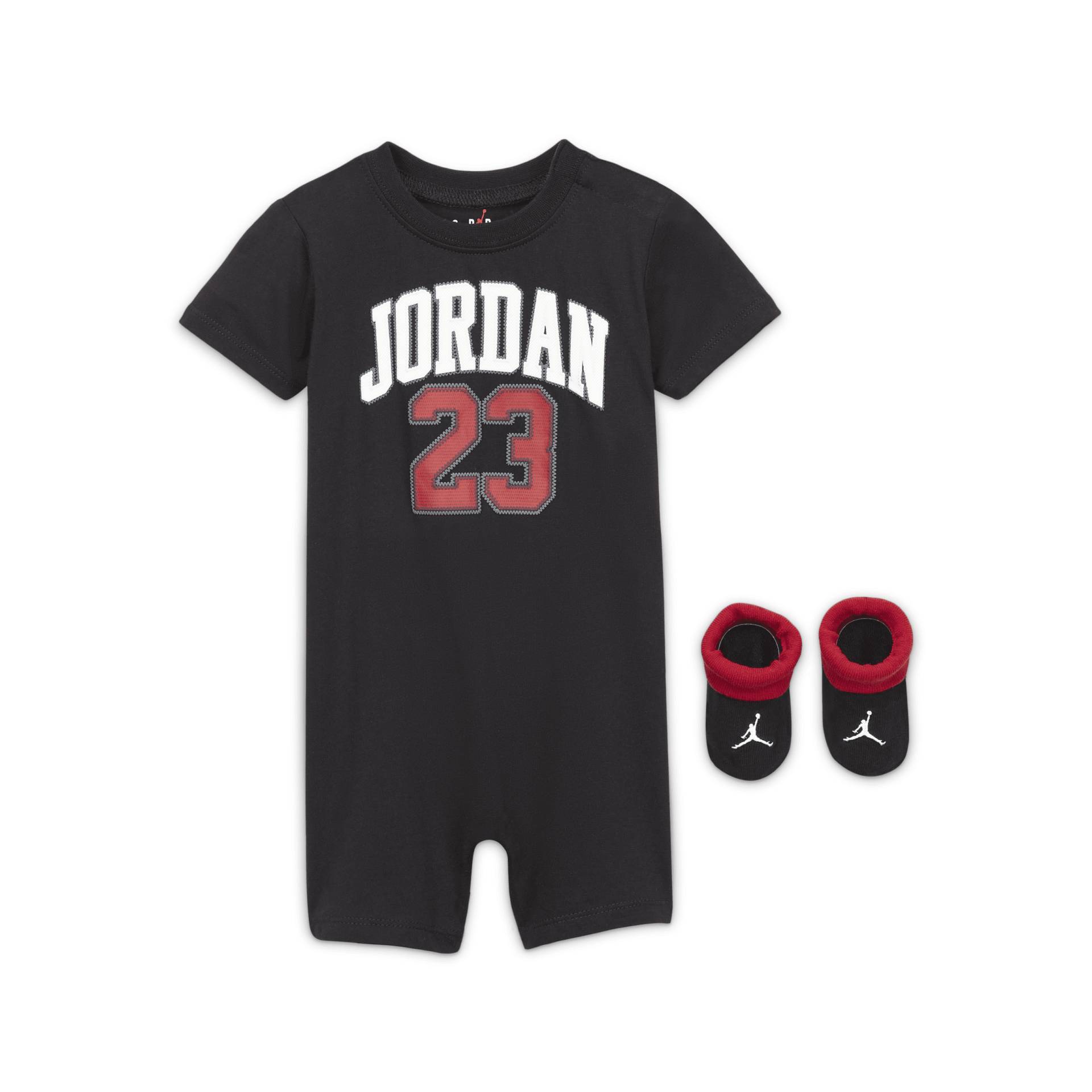 Jordan Set aus Romper und Schühchen für Babys - Schwarz von Jordan