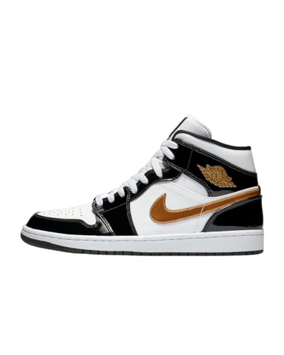 Jordan -Sneakers Mid - Verschluss mit Schnürsenkeln - Obermaterial aus Leder - Textilfutter - Gummisohle, Weiß, 40 EU von Jordan