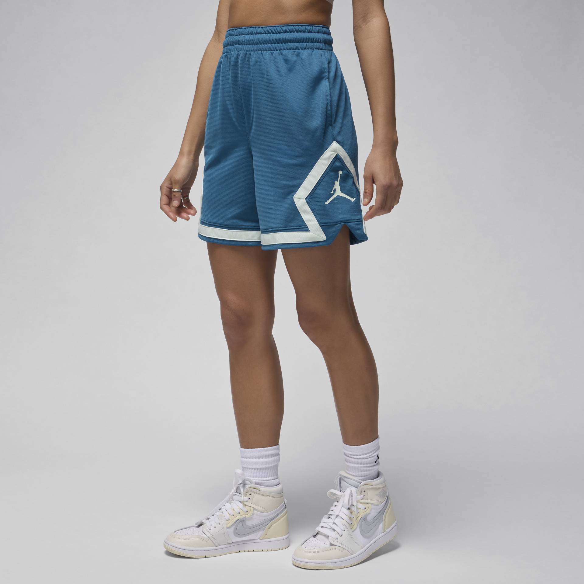 Jordan Sport Damenshorts mit diamantförmigen Akzenten - Blau von Jordan