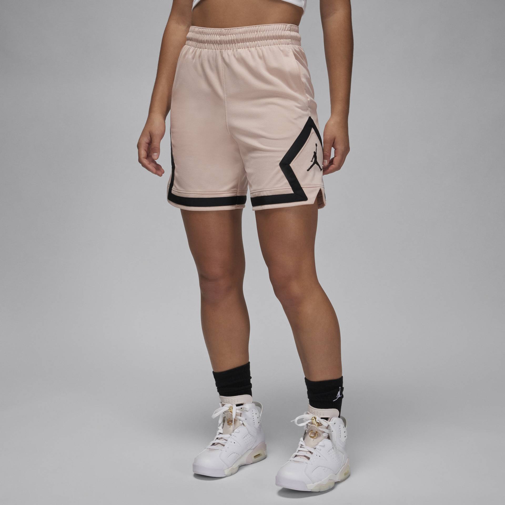 Jordan Sport Damenshorts mit diamantförmigen Akzenten - Braun von Jordan
