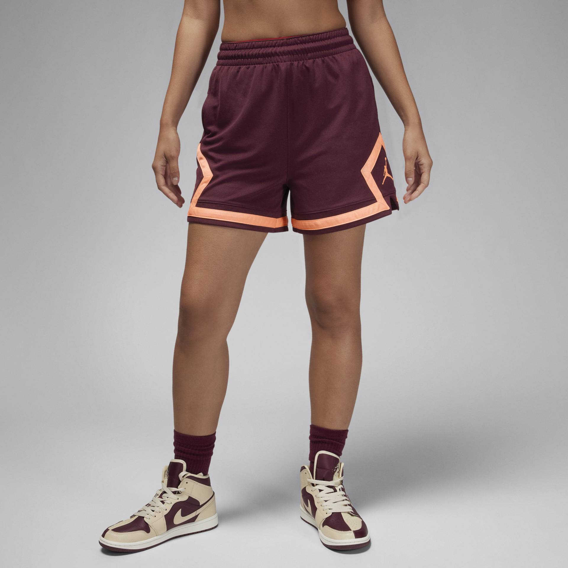 Jordan Sport Diamond Shorts für Damen (ca. 10 cm) - Rot von Jordan